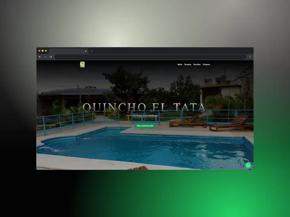 Vista previa del proyecto Quincho el Tata